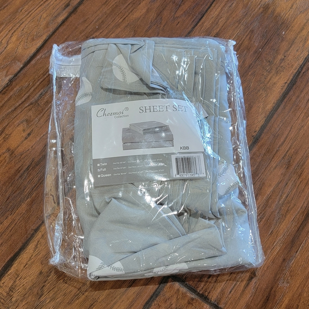 Chezmoi baseball ⚾️ flat sheet full